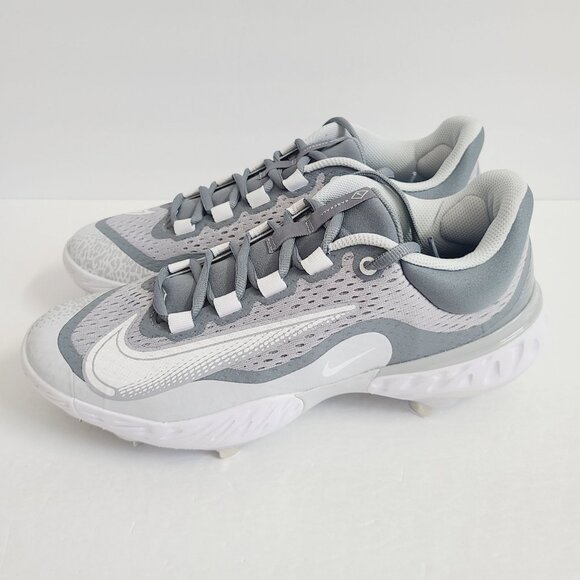 Nike Other - NEW Nike Alpha Huarache Elite 4 Low Baseball Cleats DJ6521-012 Size 9 Gray